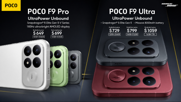 Poco F9 Pro and F9 Ultra Launched Globally: Price & Specifications Poco F9 Pro and F9 Ultra Launched Globally: Price & Specifications