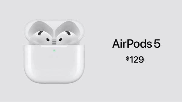 Apple AirPods 5 Launched With 50% Better Noise Cancellation