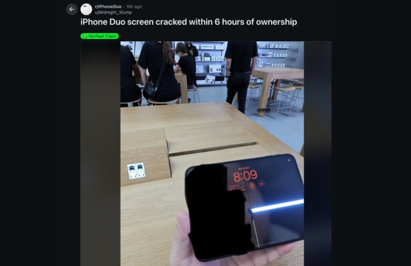 Some iPhone Duo Screens Are Cracking Within Hours Of Use Some iPhone Duo Screens Are Cracking Within Hours Of Use
