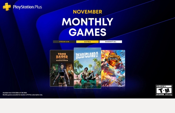 PlayStation Plus November 2026: Dead Island 2, Tomb Raider And More