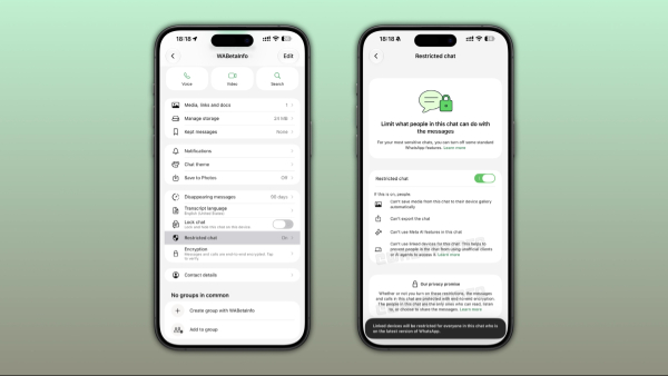 WhatsApp Tests Restricted Chat Feature With Stricter Privacy Controls WhatsApp Tests Restricted Chat Feature With Stricter Privacy Controls