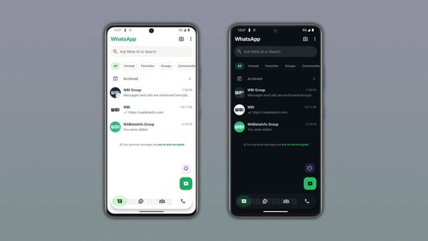 WhatsApp Testing New Android Navigation Bar Design WhatsApp Testing New Android Navigation Bar Design