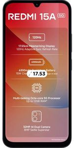 Xiaomi Redmi 15A 5G 128GB, 6GB RAM