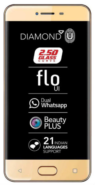 Celkon Diamond U 4G (16GB - 2GB RAM)