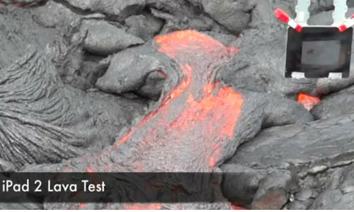 ಐಪ್ಯಾಡ್ 2 vs ಜ್ವಾಲಾಮುಖಿಯ ಲಾವಾ. ಏನಿದು? ಐಪ್ಯಾಡ್ 2 vs ಜ್ವಾಲಾಮುಖಿಯ ಲಾವಾ. ಏನಿದು?