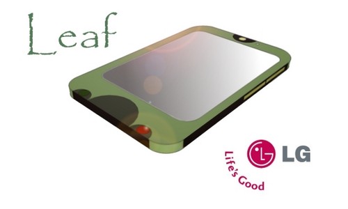 lg leaf concept phone lg leaf concept phone