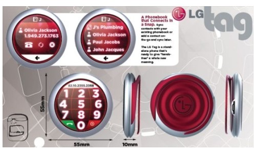 lg tag concept phone lg tag concept phone
