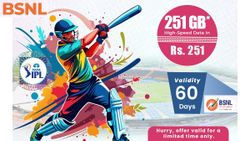 IPL ಪ್ರಿಯರಿಗೆ ಸಿಹಿಸುದ್ದಿ: ಹೊಸ BSNL IPL ಪ್ಲಾನ್ ಲಾಂಚ್; 251GB ಡೇಟಾ.. 60 ದಿನಗಳ ವ್ಯಾಲಿಡಿಟಿ.. ಜಸ್ಟ್ 251 ರೂ.!