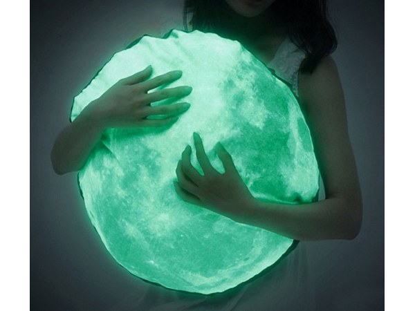 Glow-in-the-Dark Moon Cushion