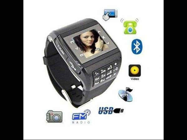 Dual Sim Touchscreen Mobile Phone Camera Watch