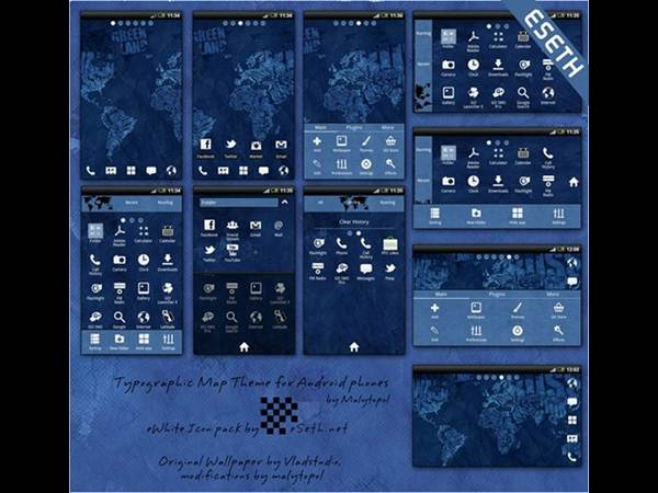 Typographic Map Theme: