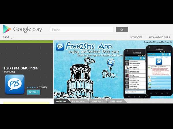 F2S Free SMS India F2S Free SMS India