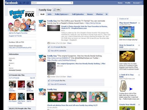 ಟಾಪ್ -20 ಫೇಸ್ಬುಕ್ ಫ್ಯಾನ್ ಪೇಜ್ಗಳು ಟಾಪ್ -20 ಫೇಸ್ಬುಕ್ ಫ್ಯಾನ್ ಪೇಜ್ಗಳು