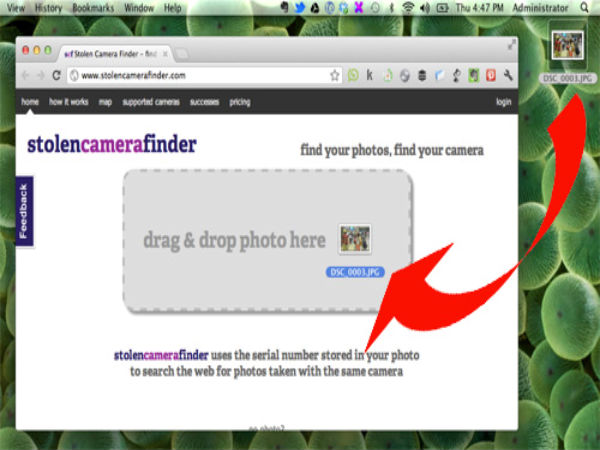 ಕಳುವಾದ ಕ್ಯಾಮೆರಾವನ್ನು ಪತ್ತೆಹಚ್ಚುವುದು ಹೇಗೆ?