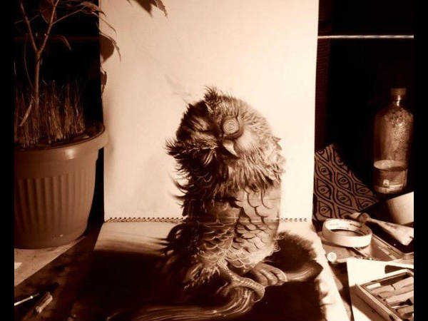 ಪೆನ್ಸಿನಲ್ಲೇ 3ಡಿ ಡ್ರಾಯಿಂಗ್‌