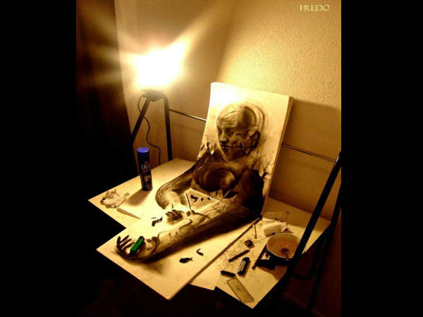 ಪೆನ್ಸಿನಲ್ಲೇ 3ಡಿ ಡ್ರಾಯಿಂಗ್‌