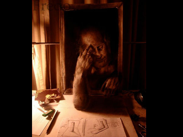 ಪೆನ್ಸಿನಲ್ಲೇ 3ಡಿ ಡ್ರಾಯಿಂಗ್‌