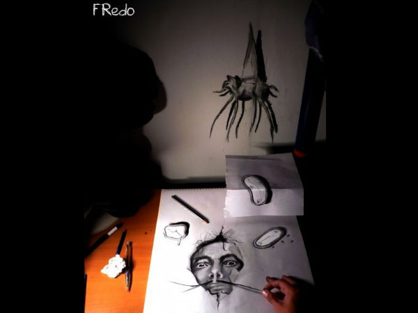 ಪೆನ್ಸಿನಲ್ಲೇ 3ಡಿ ಡ್ರಾಯಿಂಗ್‌