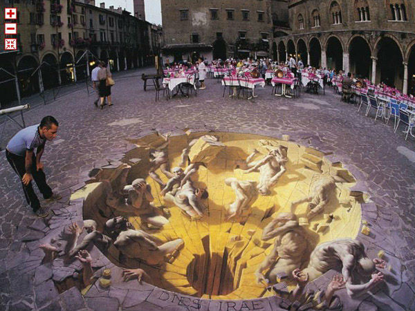  ರಸ್ತೆಯಲ್ಲಿ 3ಡಿ ಡ್ರಾಯಿಂಗ್‌