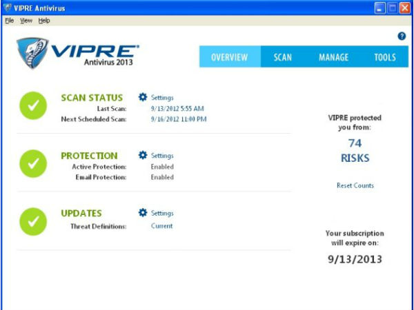 VIPRE Antivirus 2013