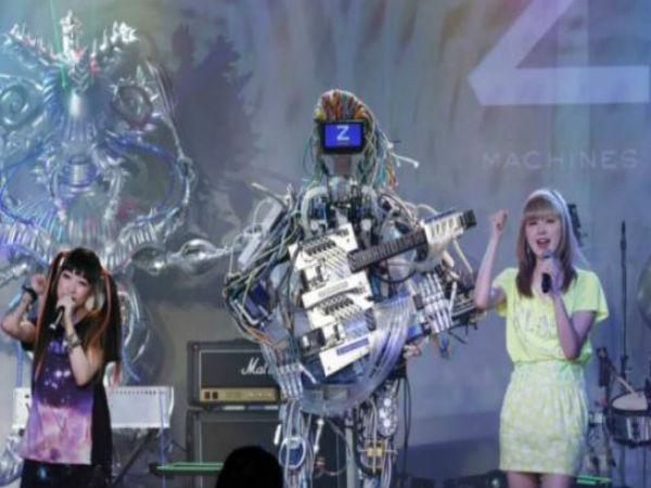 ರಾಕ್‌ ಮ್ಯೂಸಿಕ್‌  ನುಡಿಸುವ ಜಪಾನ್‌ ರೊಬೊಟ್‌ಗಳು