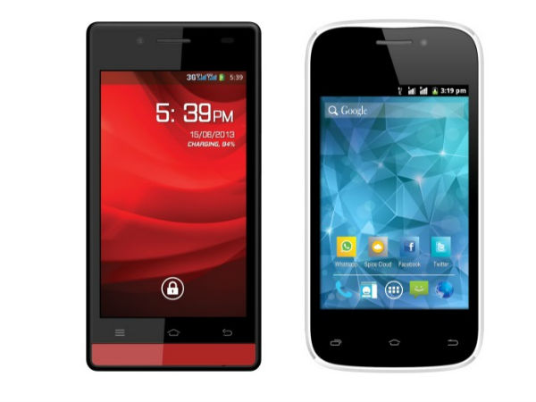 ಸ್ಪೈಸ್‌ನಿಂದ ಎರಡು ಡ್ಯುಯಲ್‌ ಸಿಮ್‌ ಸ್ಮಾರ್ಟ್‌ಫೋನ್‌ ಬಿಡುಗಡೆ