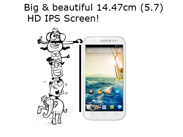   ಮೈಕ್ರೋಮ್ಯಾಕ್ಸ್‌ ದೊಡ್ಡ ಸ್ಕ್ರೀನ್‌ ಸ್ಮಾರ್ಟ್‌ಫೋನ್‌ ಬಿಡುಗಡೆ