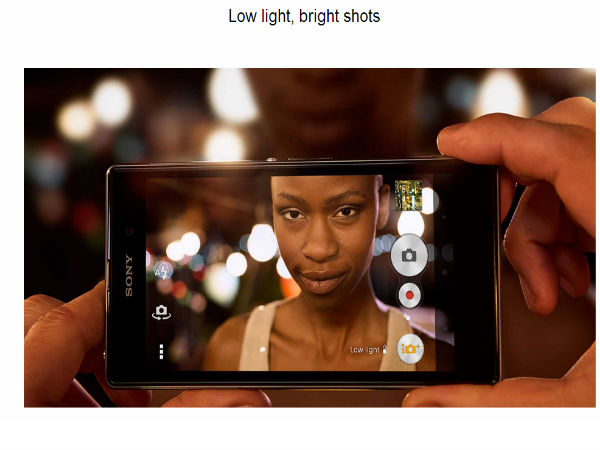   ಸೋನಿಯಿಂದ 20 ಎಂಪಿ ಕ್ಯಾಮೆರಾ ಸ್ಮಾರ್ಟ್‌‌ಫೋನ್‌ ಬಿಡುಗಡೆ