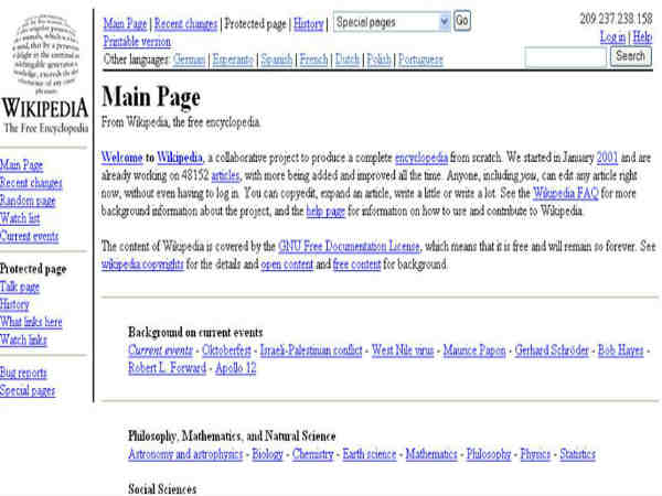  ಟಾಪ್‌ ವೆಬ್‌ಸೈಟ್‌ಗಳ ಆರಂಭದ ಹೋಮ್‌ ಪೇಜ್‌ಗಳು