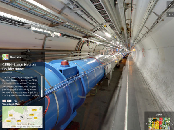  ಗೂಗಲ್‌ ಸ್ಟ್ರೀಟ್‌ ವ್ಯೂನಲ್ಲಿ ಸಿಇಆರ್‌ಎನ್ ಭೂತಳ ಪ್ರಯೋಗಾಲಯ