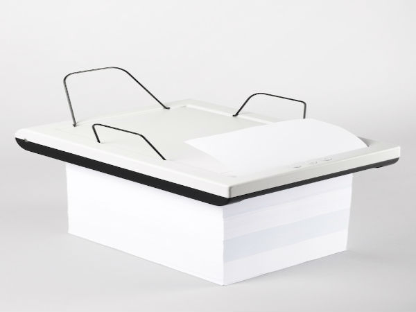 ಹೊಸ ಪ್ರಿಂಟರ್‌:ಪೇಪರ್‌ ಮೇಲೆ ಇಡಿ. ಪ್ರಿಂಟ್‌ ತೆಗೆಯಿರಿ