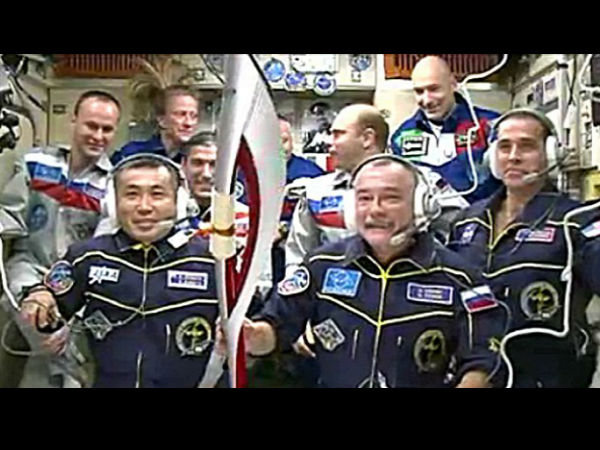  ಬಾಹ್ಯಾಕಾಶದ ನಿಲ್ದಾಣದಲ್ಲಿ ಒಲಂಪಿಕ್‌ ಜ್ಯೋತಿ ಯಶಸ್ವಿ ಸಂಚಾರ