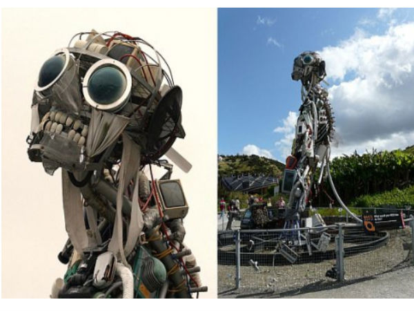  ಇ ತ್ಯಾಜ್ಯದಿಂದ ತಯಾರಾದ ಸುಂದರ ಕಲಾಕೃತಿಗಳು