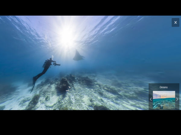  ಗೂಗಲ್‌‌ ಮ್ಯಾಪ್‌‌ನಲ್ಲಿ ಸಮುದ್ರದ ಕೆಳಗಿನ ಪ್ರಪಂಚವನ್ನು ನೋಡಿ