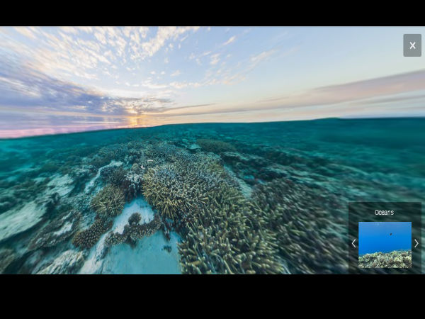  ಗೂಗಲ್‌‌ ಮ್ಯಾಪ್‌‌ನಲ್ಲಿ ಸಮುದ್ರದ ಕೆಳಗಿನ ಪ್ರಪಂಚವನ್ನು ನೋಡಿ