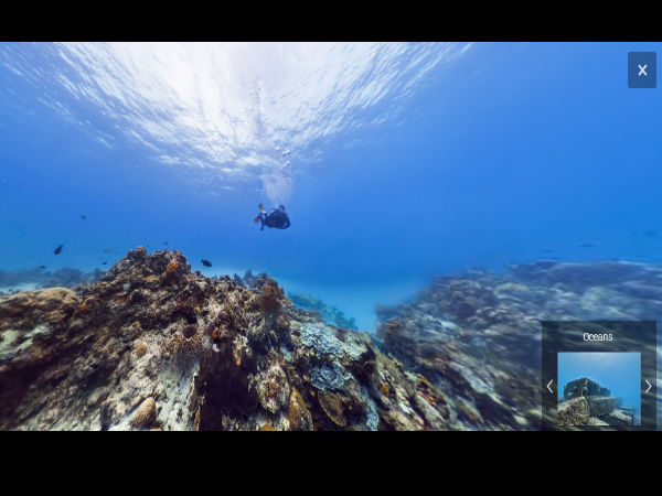  ಗೂಗಲ್‌‌ ಮ್ಯಾಪ್‌‌ನಲ್ಲಿ ಸಮುದ್ರದ ಕೆಳಗಿನ ಪ್ರಪಂಚವನ್ನು ನೋಡಿ