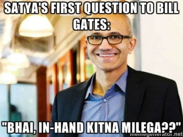  ಸತ್ಯ ನಾದೆಳ್ಲಾ ಮೈಕ್ರೋಸಾಫ್ಟ್‌ ಸಿಇಒ ಆಗಿದ್ದಕ್ಕೆ ಜನ ಏನಂತಾರೆ?