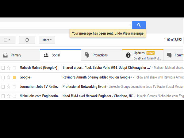 ಜಿಮೇಲ್‌ ವಿಶೇಷತೆಗಳು