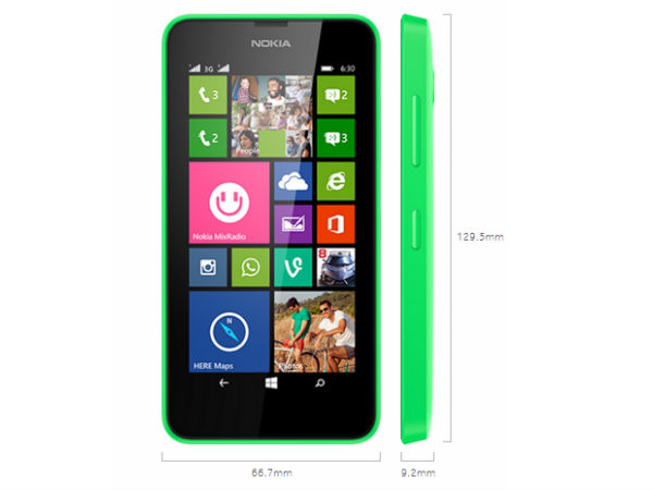 ನೋಕಿಯಾ ಲೂಮಿಯಾ  630 