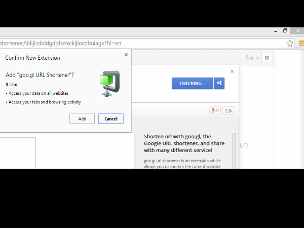  ಕ್ರೋಮ್‌ ಬ್ರೌಸರ್‌ಗೆ ಗೂಗಲ್‌‌ ಶಾರ್ಟ್‌‌ನರ್‌ನ್ನು ಸೇರಿಸುವುದು ಹೇಗೆ?