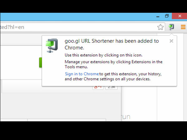  ಕ್ರೋಮ್‌ ಬ್ರೌಸರ್‌ಗೆ ಗೂಗಲ್‌‌ ಶಾರ್ಟ್‌‌ನರ್‌ನ್ನು ಸೇರಿಸುವುದು ಹೇಗೆ?