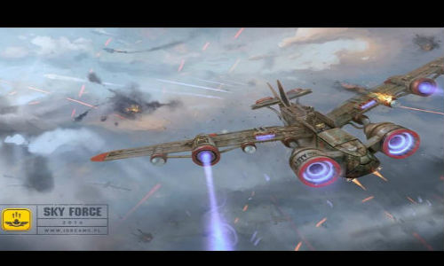 ಆಂಡ್ರಾಯ್ಡ್, ಐಓಎಸ್ಗಾಗಿ ಸ್ಕೈ ಫೋರ್ಸ್ ಆರ್ಕೇಡ್ ಶೂಟರ್ ಆಂಡ್ರಾಯ್ಡ್, ಐಓಎಸ್ಗಾಗಿ ಸ್ಕೈ ಫೋರ್ಸ್ ಆರ್ಕೇಡ್ ಶೂಟರ್