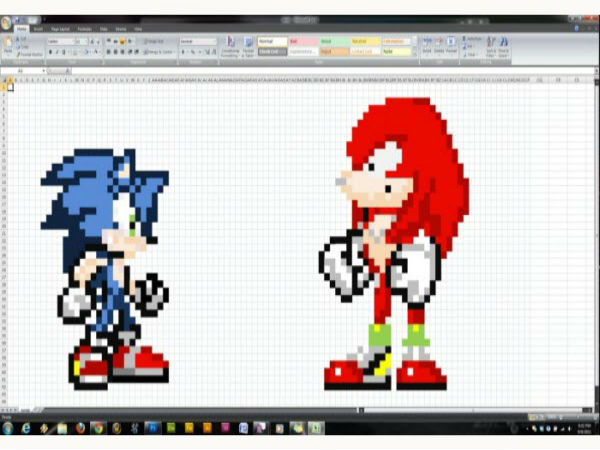 ಮುದನೀಡುವ ಮೈಕ್ರೋಸಾಫ್ಟ್ ಎಕ್ಸೆಲ್ ಕಲಾಪ್ರತಿಮೆಗಳು