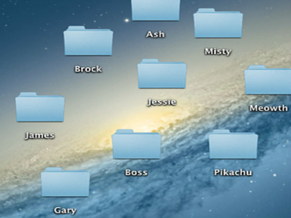 ಫೈಲ್‌ಗಳನ್ನು ಪೋಕಿಮನ್ ಪಾತ್ರಗಳಾಗಿ ಮಾರ್ಪಡಿಸುವುದು
