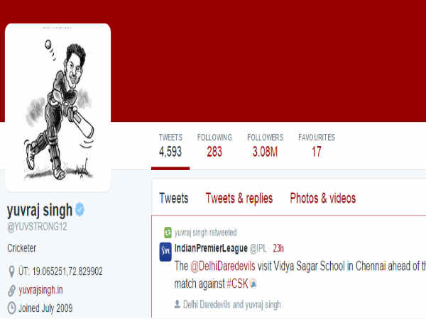 ಯುವರಾಜ್ ಸಿಂಗ್