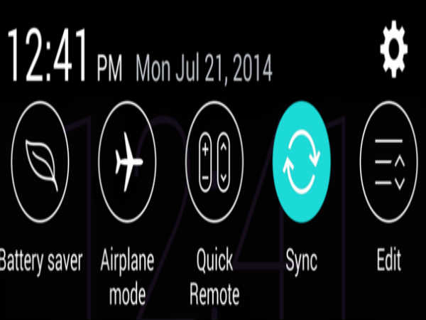 ಕ್ವಿಕ್ ಸೆಟ್ಟಿಂಗ್‌ಗಳು