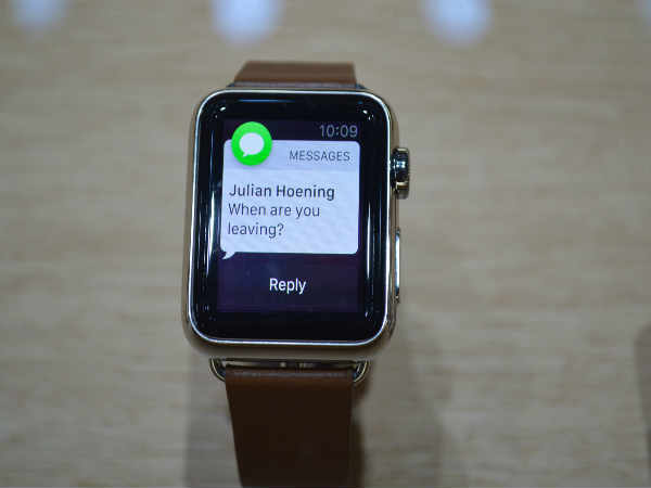 ಆಪಲ್ ವಾಚ್: ಕೆಳಕ್ಕೆ ಸ್ವೈಪ್ ಮಾಡುವುದು