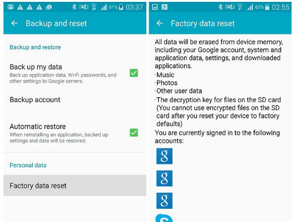 ಫ್ಯಾಕ್ಟ್ರಿ ರಿಸೆಟ್