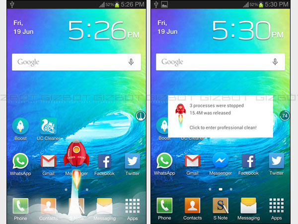 ಮೆಮೊರಿ ಮುಕ್ತಗೊಳಿಸುತ್ತದೆ