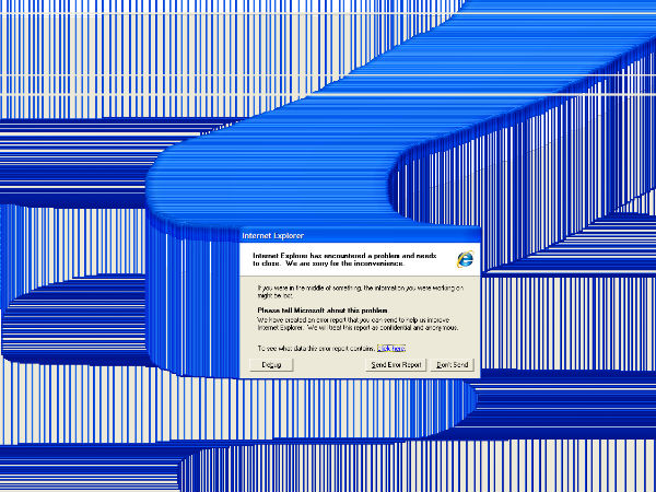 ಎಕ್ಸ್‌ಪ್ಲೋರರ್ ಕ್ರ್ಯಾಶ್